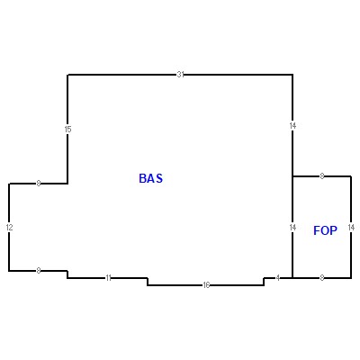 Building layout (traversing data) of this property
