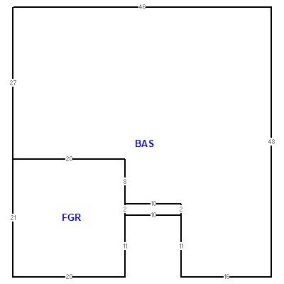 Building layout (traversing data) of this property