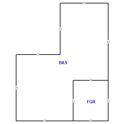 Building layout (traversing data) of this property