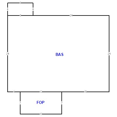 Building layout (traversing data) of this property