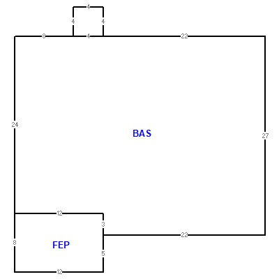 Building layout (traversing data) of this property