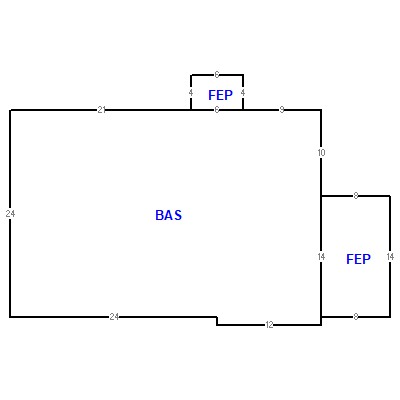 Building layout (traversing data) of this property