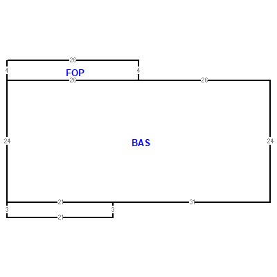 Building layout (traversing data) of this property