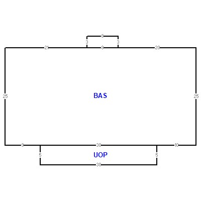 Building layout (traversing data) of this property