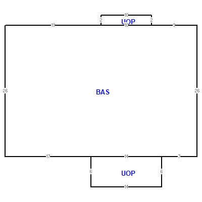 Building layout (traversing data) of this property