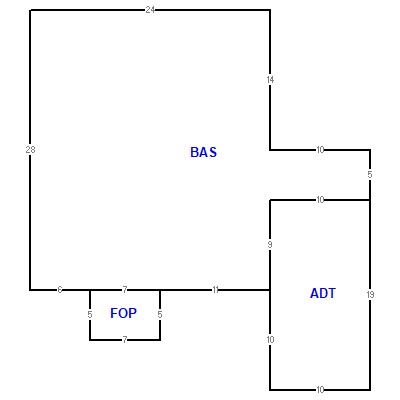 Building layout (traversing data) of this property