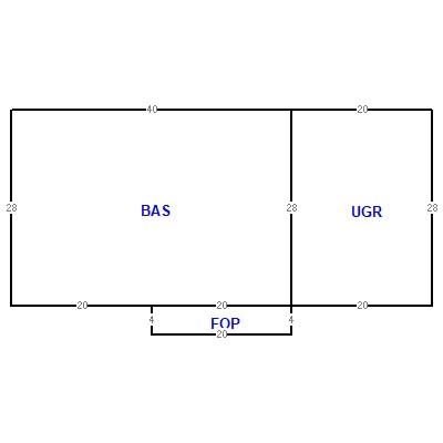 Building layout (traversing data) of this property