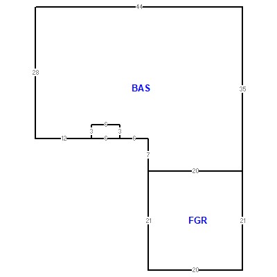 Building layout (traversing data) of this property