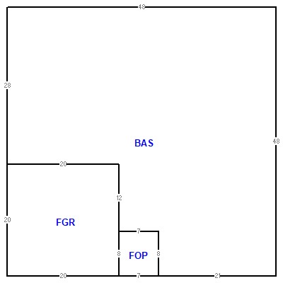 Building layout (traversing data) of this property