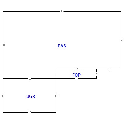 Building layout (traversing data) of this property