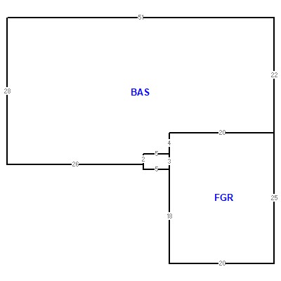 Building layout (traversing data) of this property