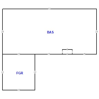 Building layout (traversing data) of this property