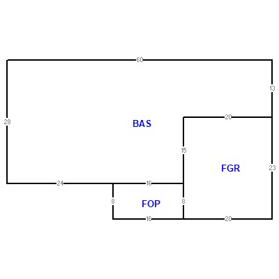 Building layout (traversing data) of this property