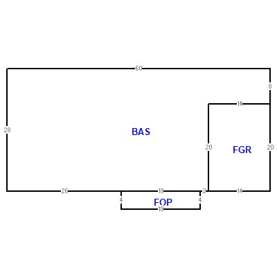 Building layout (traversing data) of this property