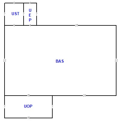 Building layout (traversing data) of this property