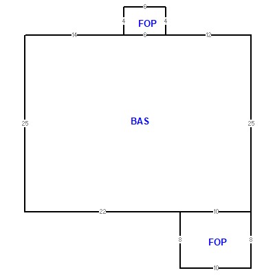 Building layout (traversing data) of this property