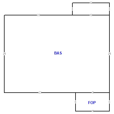 Building layout (traversing data) of this property
