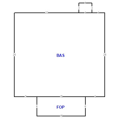 Building layout (traversing data) of this property