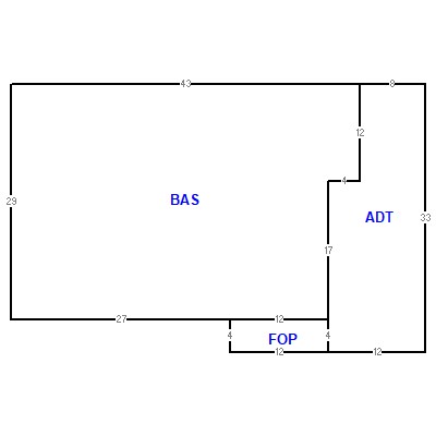 Building layout (traversing data) of this property