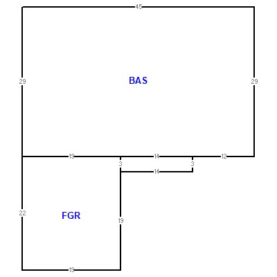 Building layout (traversing data) of this property