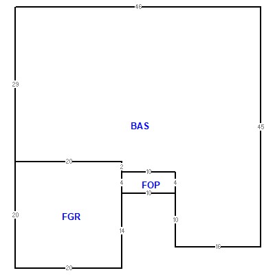 Building layout (traversing data) of this property