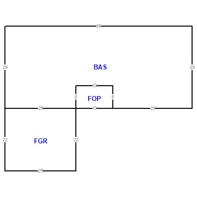 Building layout (traversing data) of this property