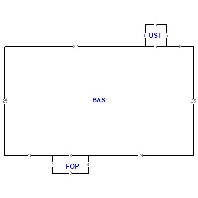 Building layout (traversing data) of this property