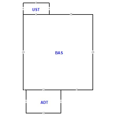 Building layout (traversing data) of this property