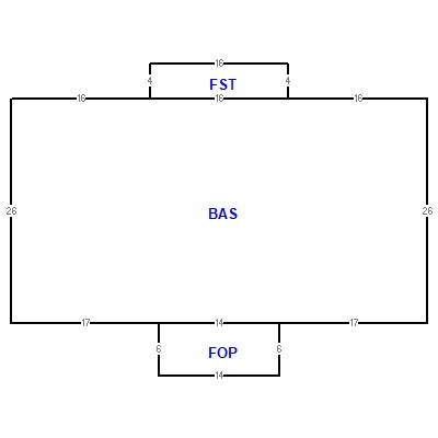 Building layout (traversing data) of this property