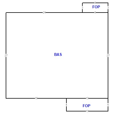 Building layout (traversing data) of this property