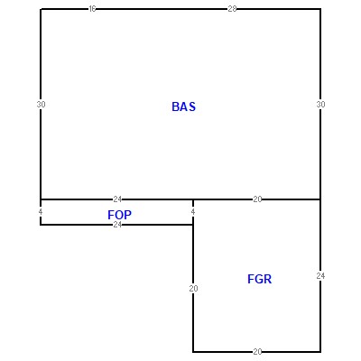Building layout (traversing data) of this property