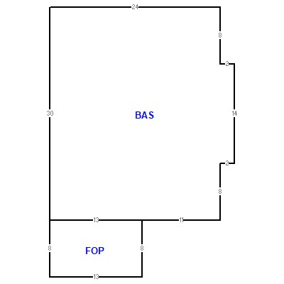Building layout (traversing data) of this property