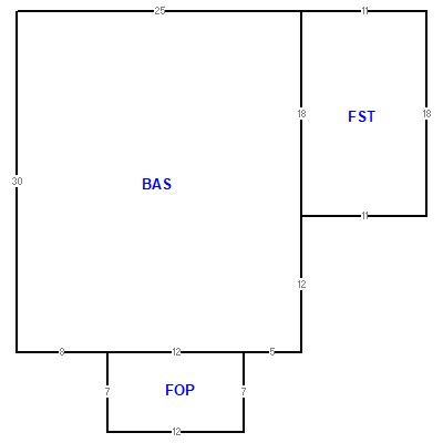 Building layout (traversing data) of this property