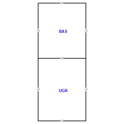 Building layout (traversing data) of this property