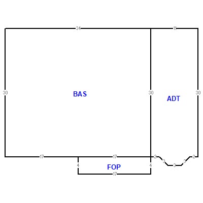 Building layout (traversing data) of this property