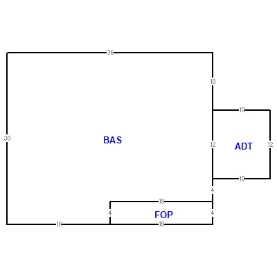 Building layout (traversing data) of this property
