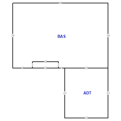 Building layout (traversing data) of this property