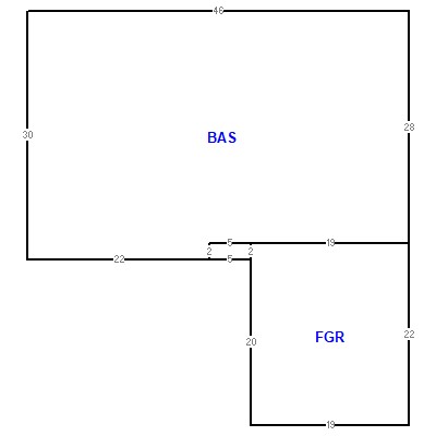 Building layout (traversing data) of this property