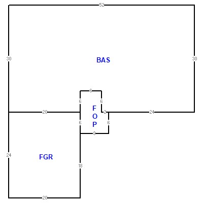 Building layout (traversing data) of this property