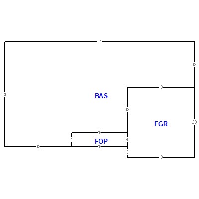 Building layout (traversing data) of this property
