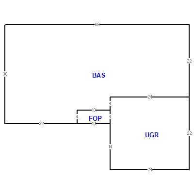 Building layout (traversing data) of this property
