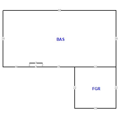 Building layout (traversing data) of this property