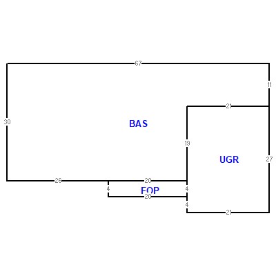 Building layout (traversing data) of this property