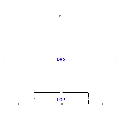 Building layout (traversing data) of this property