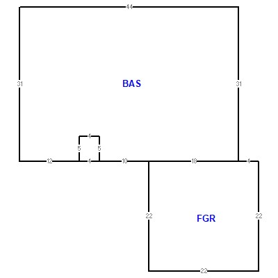 Building layout (traversing data) of this property