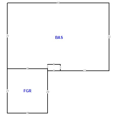Building layout (traversing data) of this property