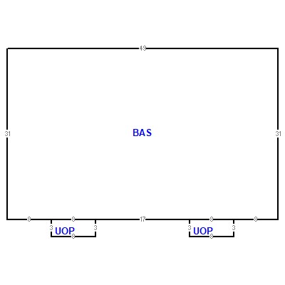 Building layout (traversing data) of this property