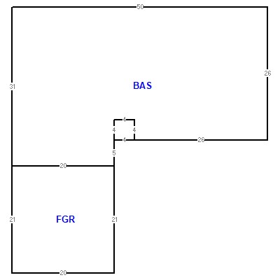 Building layout (traversing data) of this property