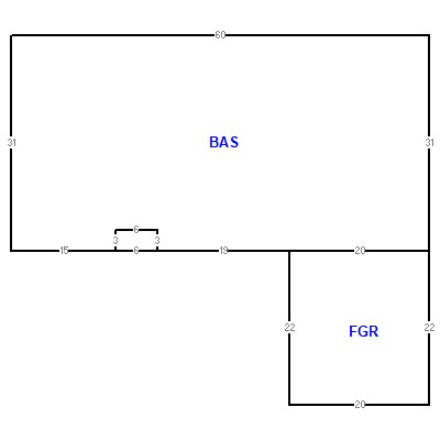 Building layout (traversing data) of this property
