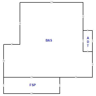 Building layout (traversing data) of this property